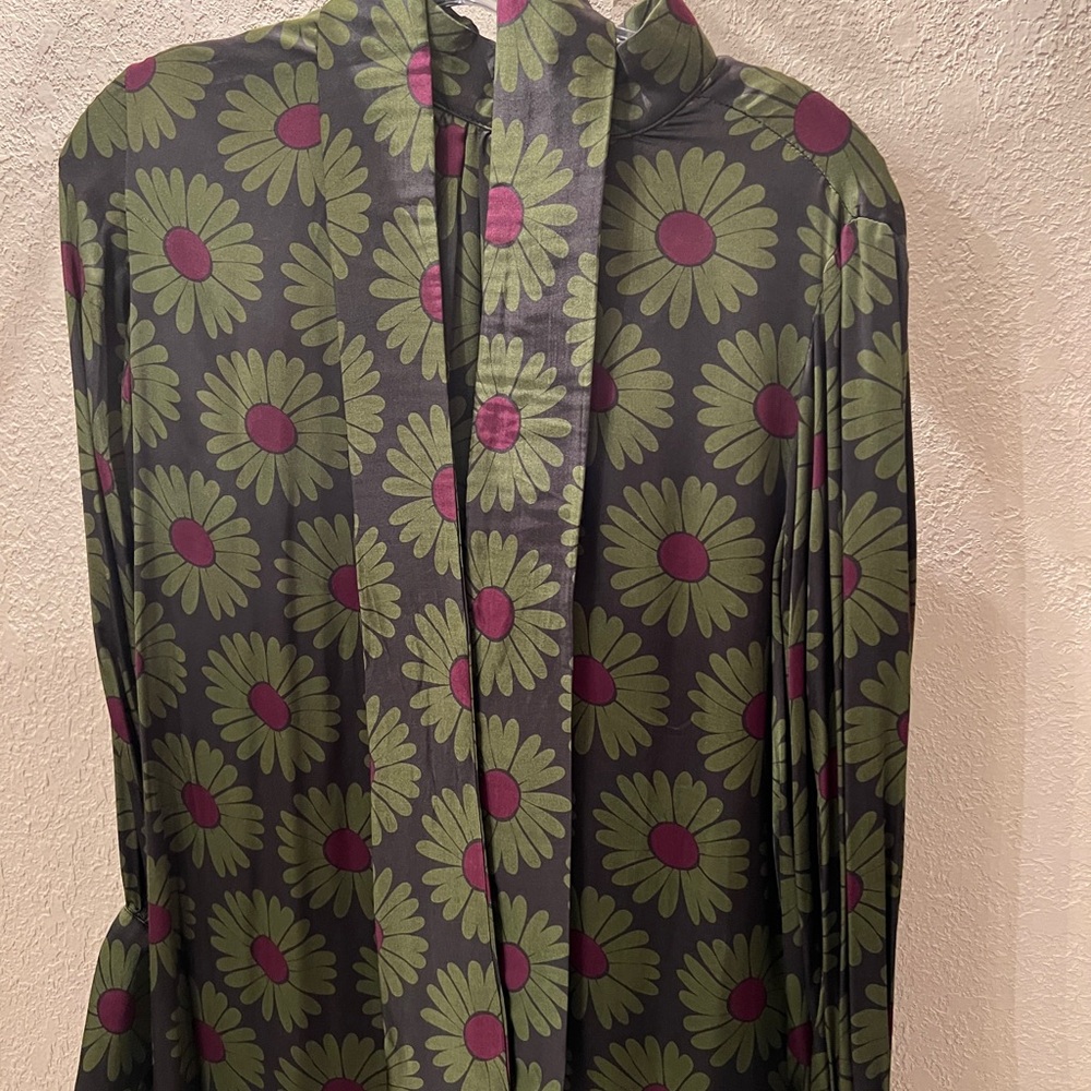 Giovanna Nicolai ~ Vintage Italian Floral Midi Dress – Size ~4/Small - Picture 7 of 7